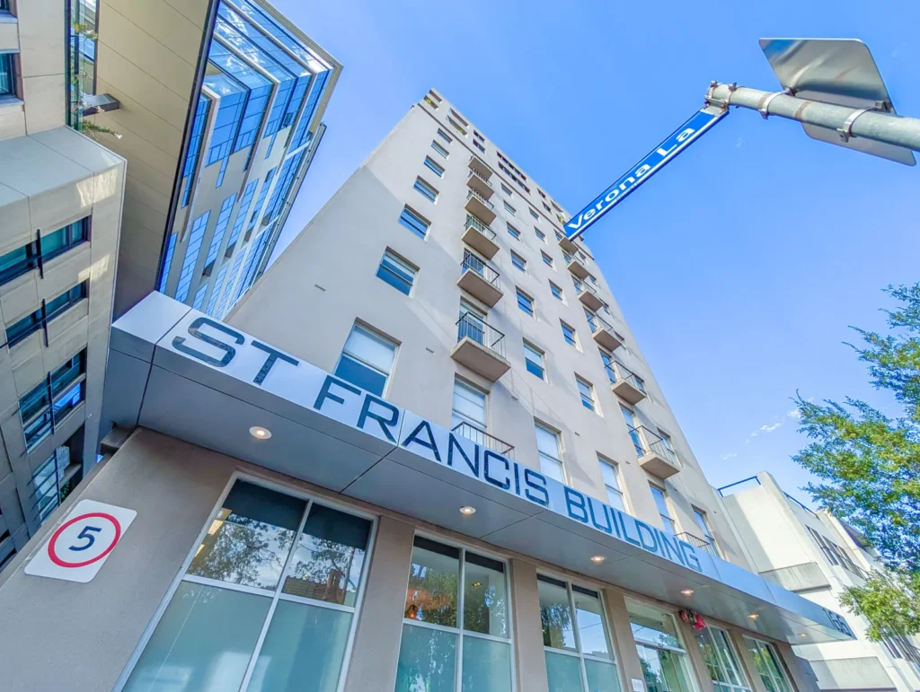 St Francis Building at 166 Gipps Street, East Melbourne